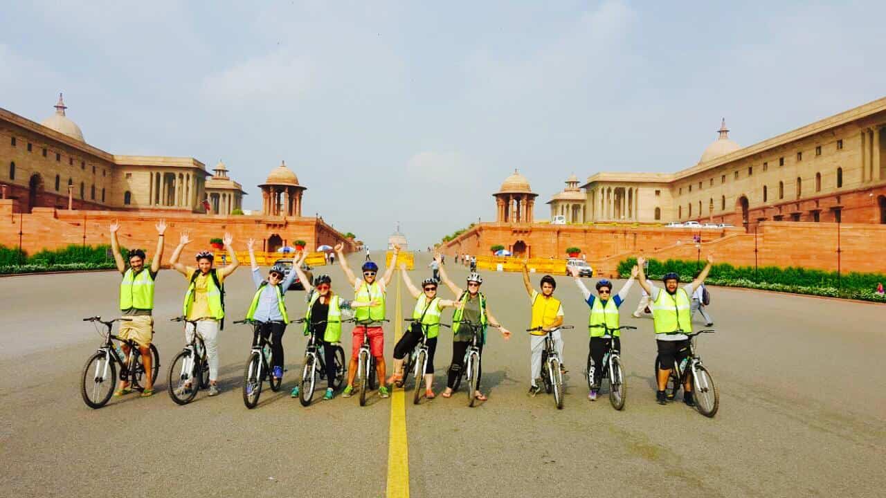 Cycling Delhi